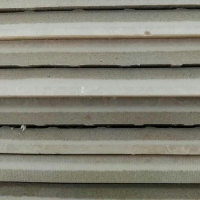 Ceramic composite marble tiles